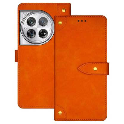 IDEWEI For OnePlus 12 5G Leather Phone Cover with Card Holder Stand