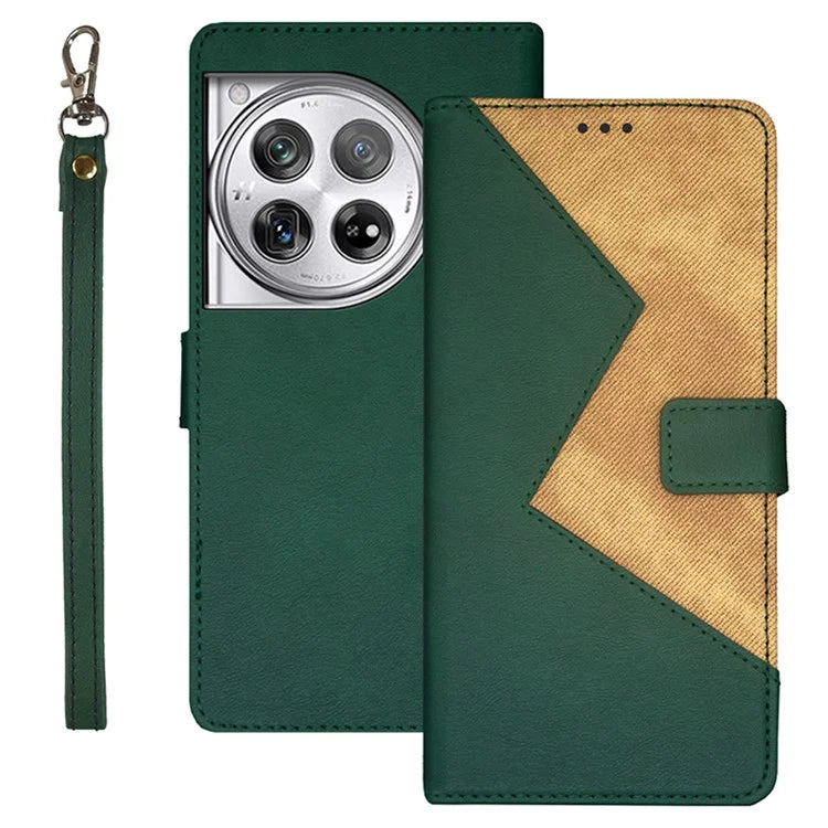 IDEWEI For OnePlus 12 5G Stand Case Card Holder PU Leather Phone Cover