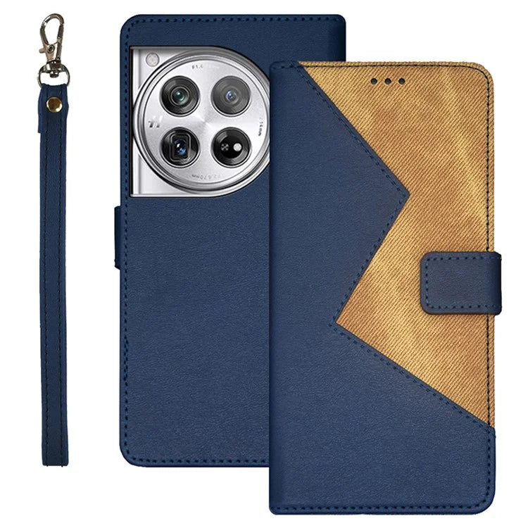 IDEWEI For OnePlus 12 5G Stand Case Card Holder PU Leather Phone Cover