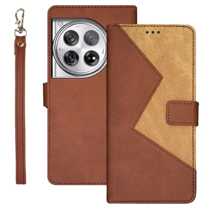 IDEWEI For OnePlus 12 5G Stand Case Card Holder PU Leather Phone Cover