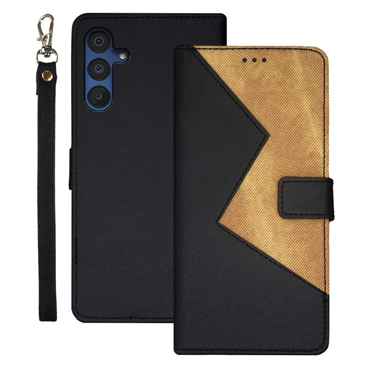 IDEWEI For Samsung Galaxy A15 5G Leather Case Flip Phone Cover Card Holder