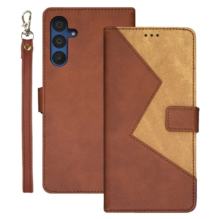 IDEWEI For Samsung Galaxy A15 5G Leather Case Flip Phone Cover Card Holder