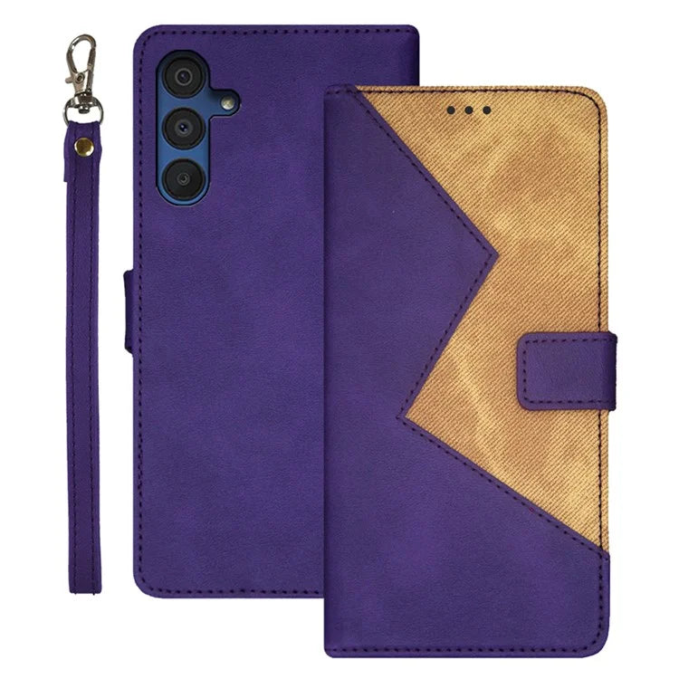 IDEWEI For Samsung Galaxy A15 5G Leather Case Flip Phone Cover Card Holder