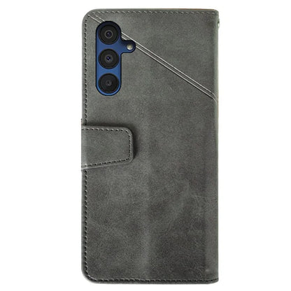 IDEWEI For Samsung Galaxy A15 5G Case Classic Calf Texture PU Leather Phone Stand Cover