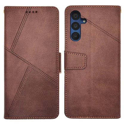 IDEWEI For Samsung Galaxy A15 5G Case Classic Calf Texture PU Leather Phone Stand Cover