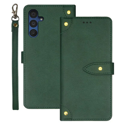 IDEWEI For Samsung Galaxy A15 5G Leather Case Stand Phone Cover Card Holder