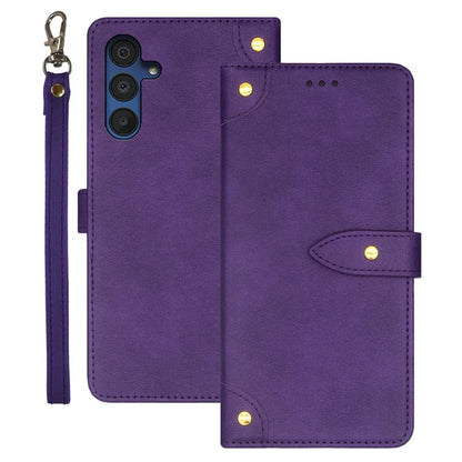 IDEWEI For Samsung Galaxy A15 5G Leather Case Stand Phone Cover Card Holder