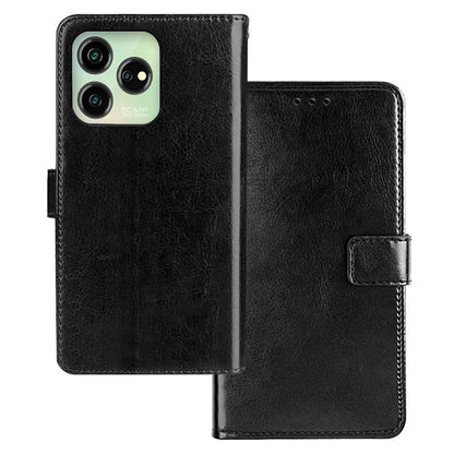 IDEWEI For ZTE Axon 50 Lite Wallet Case Crazy Horse Pattern Leather Cover