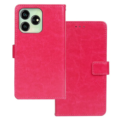 IDEWEI For ZTE Axon 50 Lite Wallet Case Crazy Horse Pattern Leather Cover