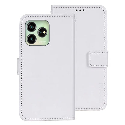 IDEWEI For ZTE Axon 50 Lite Leather Phone Case with Wallet Stand