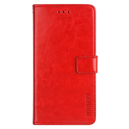 IDEWEI For ZTE Axon 50 Lite Leather Phone Case with Wallet Stand