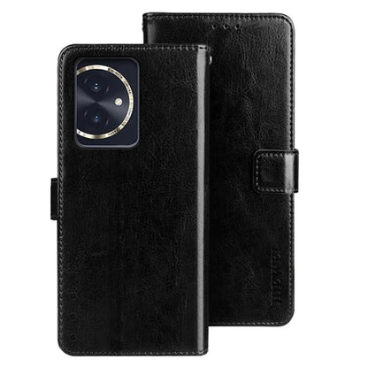 IDEWEI For Honor 100 5G Leather Case Wallet Stand Cover Crazy Horse Pattern