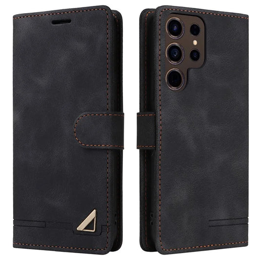 007 Series For Samsung Galaxy S24 Ultra Magnetic Phone Case Skin-touch Anti-scratch Cover
