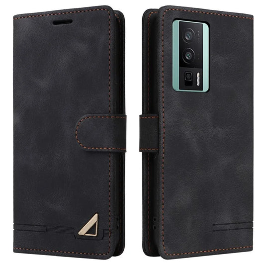 007 Series Magnetic Case for Xiaomi Poco F5 Pro 5G / Redmi K60 5G / Redmi K60 Pro 5G Shell Skin-touch Leather Cover