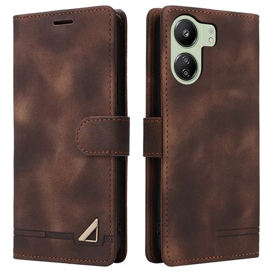 007 Series For Xiaomi Redmi 13C 4G / Poco C65 4G Case Shockproof Leather Phone Cover with Photo Slot