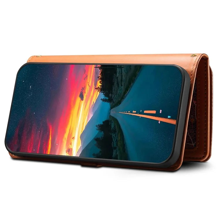 ESEBLE Galaxy Series For Samsung Galaxy A55 5G Leather Case Wallet Stand Cover with Strap