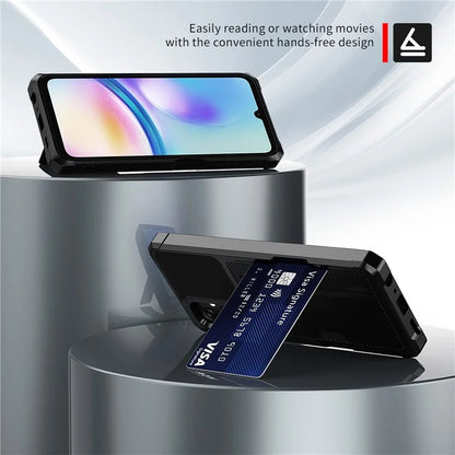 For Samsung Galaxy A05s 4G Case ZM02 Drop-proof PU+TPU Cover with Card Slot