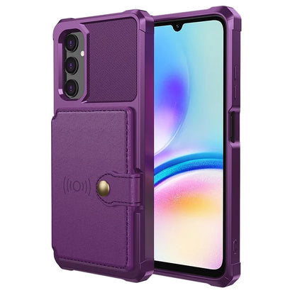 For Samsung Galaxy A05s 4G Phone Case ZM03 PU+TPU Back Cover with Card Holder