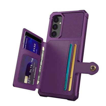 For Samsung Galaxy A05s 4G Phone Case ZM03 PU+TPU Back Cover with Card Holder