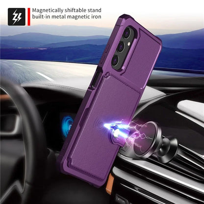 For Samsung Galaxy A05s 4G Phone Case ZM03 PU+TPU Back Cover with Card Holder