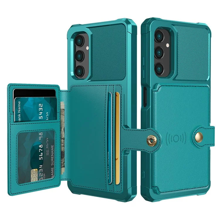 For Samsung Galaxy A05s 4G Phone Case ZM03 PU+TPU Back Cover with Card Holder