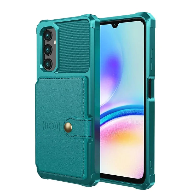 For Samsung Galaxy A05s 4G Phone Case ZM03 PU+TPU Back Cover with Card Holder