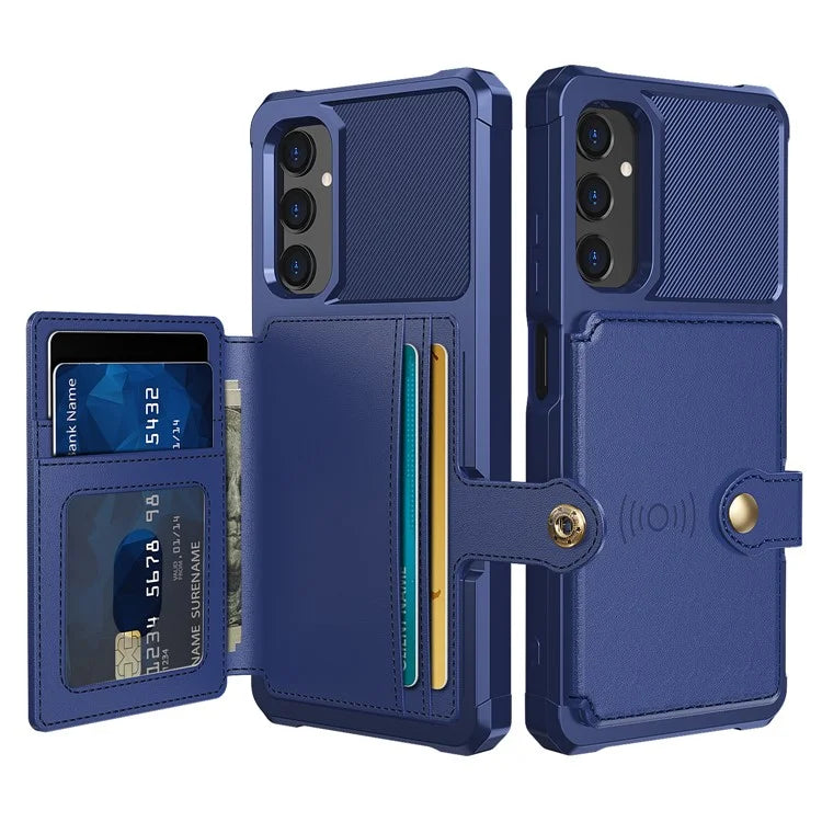 For Samsung Galaxy A05s 4G Phone Case ZM03 PU+TPU Back Cover with Card Holder