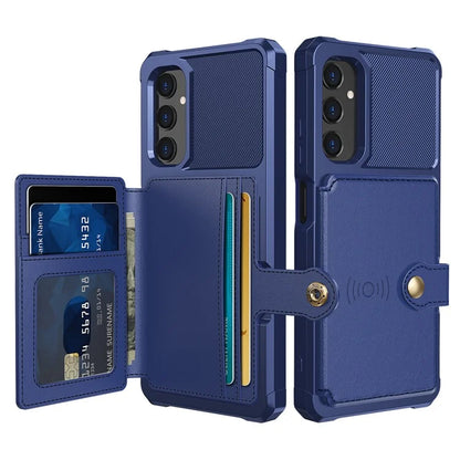 For Samsung Galaxy A05s 4G Phone Case ZM03 PU+TPU Back Cover with Card Holder