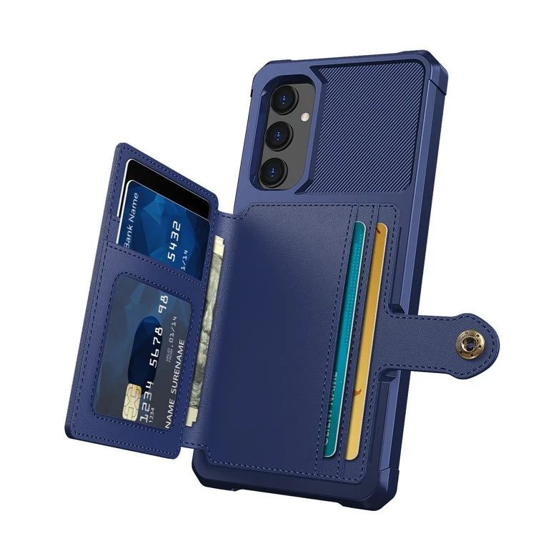 For Samsung Galaxy A05s 4G Phone Case ZM03 PU+TPU Back Cover with Card Holder
