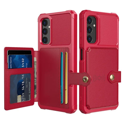 For Samsung Galaxy A05s 4G Phone Case ZM03 PU+TPU Back Cover with Card Holder