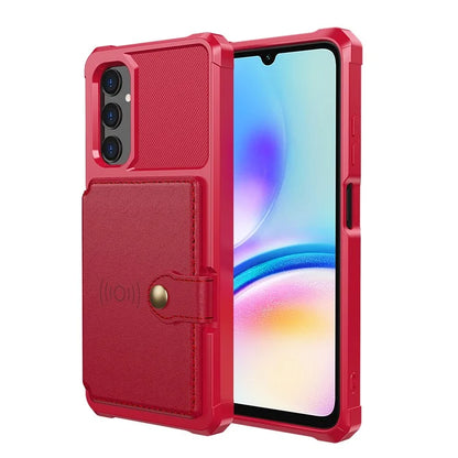 For Samsung Galaxy A05s 4G Phone Case ZM03 PU+TPU Back Cover with Card Holder