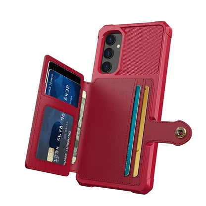 For Samsung Galaxy A05s 4G Phone Case ZM03 PU+TPU Back Cover with Card Holder