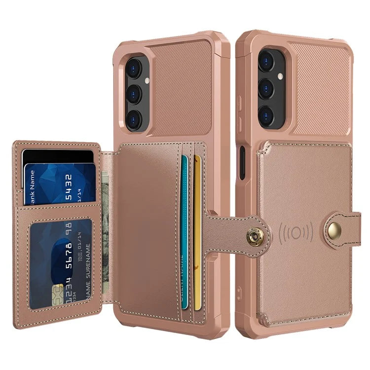 For Samsung Galaxy A05s 4G Phone Case ZM03 PU+TPU Back Cover with Card Holder