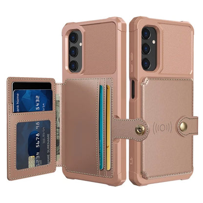 For Samsung Galaxy A05s 4G Phone Case ZM03 PU+TPU Back Cover with Card Holder
