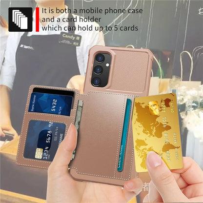 For Samsung Galaxy A05s 4G Phone Case ZM03 PU+TPU Back Cover with Card Holder