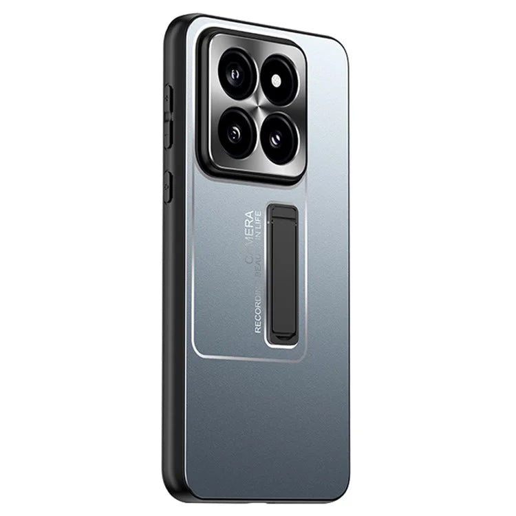 For Xiaomi 14 Back Case Enhanced Hard PC Phone Protective Cover with Kickstand