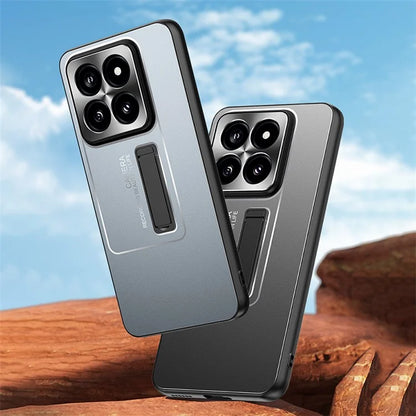 For Xiaomi 14 Pro Case with Kickstand Reinforced Hard PC Cell Phone Back Cover
