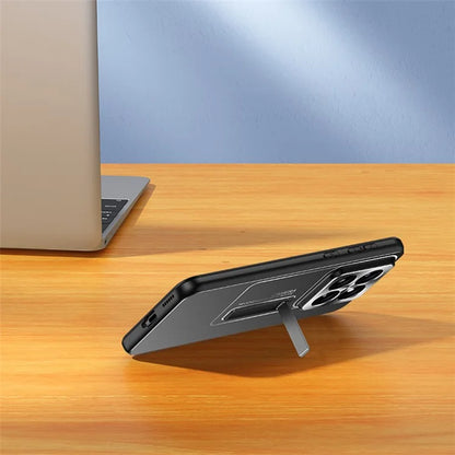 For Xiaomi 14 Pro Case with Kickstand Reinforced Hard PC Cell Phone Back Cover