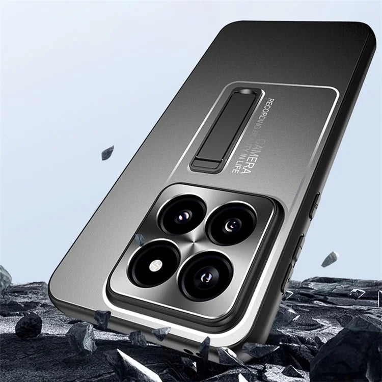 For Xiaomi 14 Pro Case with Kickstand Reinforced Hard PC Cell Phone Back Cover
