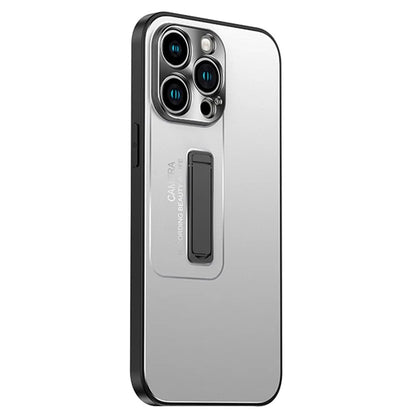 For iPhone 15 Pro Case Kickstand Shockproof Hard Plastic Phone Back Cover