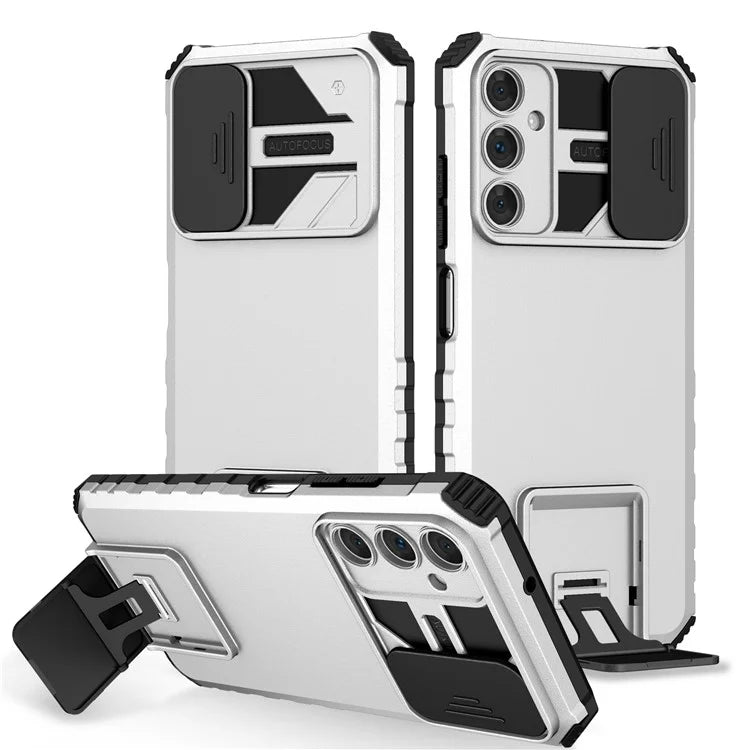 For Samsung Galaxy A05s 4G Phone Case Built-in Kickstand and Slide Lens Cover