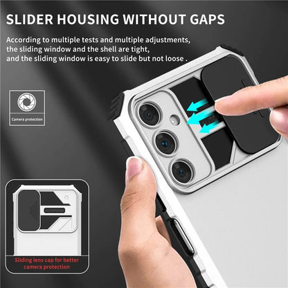 For Samsung Galaxy A05s 4G Phone Case Built-in Kickstand and Slide Lens Cover