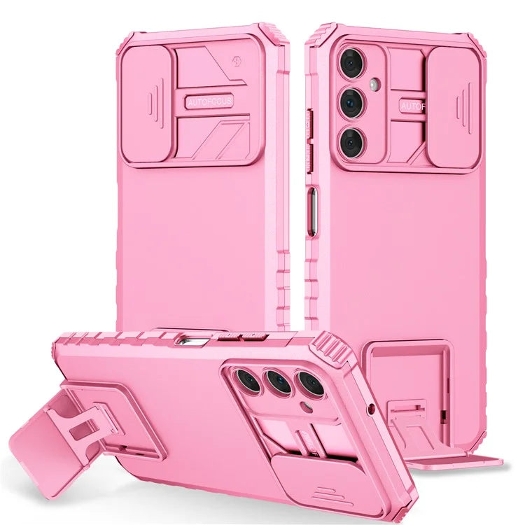 For Samsung Galaxy A05s 4G Phone Case Built-in Kickstand and Slide Lens Cover