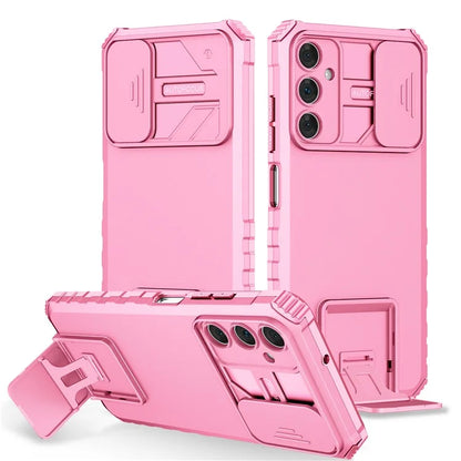 For Samsung Galaxy A05s 4G Phone Case Built-in Kickstand and Slide Lens Cover
