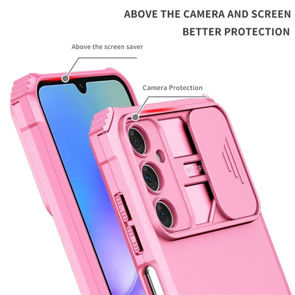 For Samsung Galaxy A05s 4G Phone Case Built-in Kickstand and Slide Lens Cover