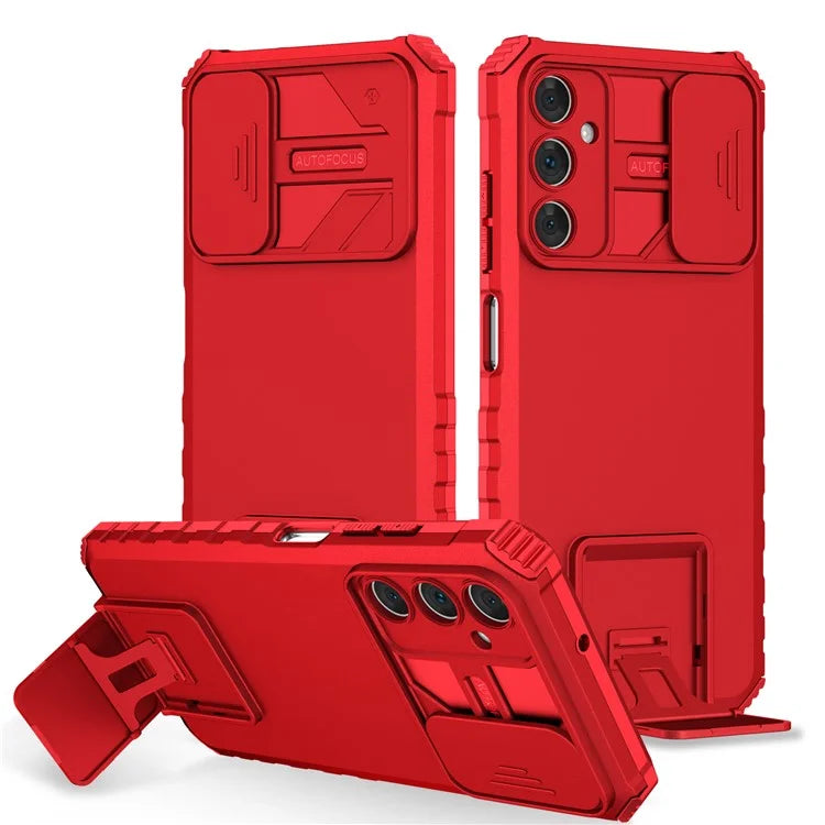 For Samsung Galaxy A05s 4G Phone Case Built-in Kickstand and Slide Lens Cover