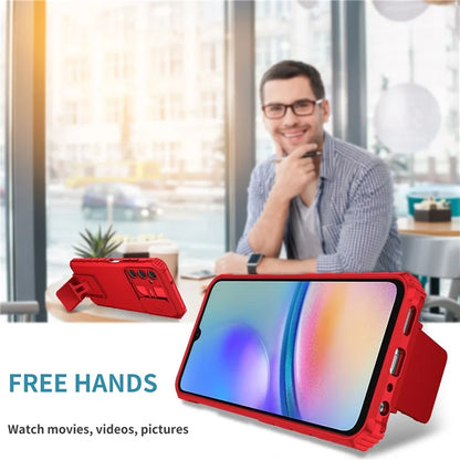 For Samsung Galaxy A05s 4G Phone Case Built-in Kickstand and Slide Lens Cover