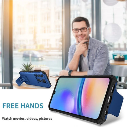 For Samsung Galaxy A05s 4G Phone Case Built-in Kickstand and Slide Lens Cover