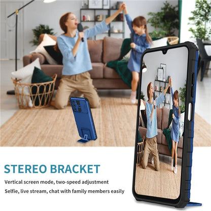 For Samsung Galaxy A05s 4G Phone Case Built-in Kickstand and Slide Lens Cover