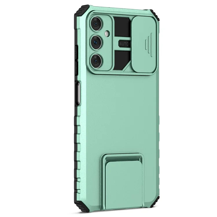 For Samsung Galaxy A05s 4G Phone Case Built-in Kickstand and Slide Lens Cover